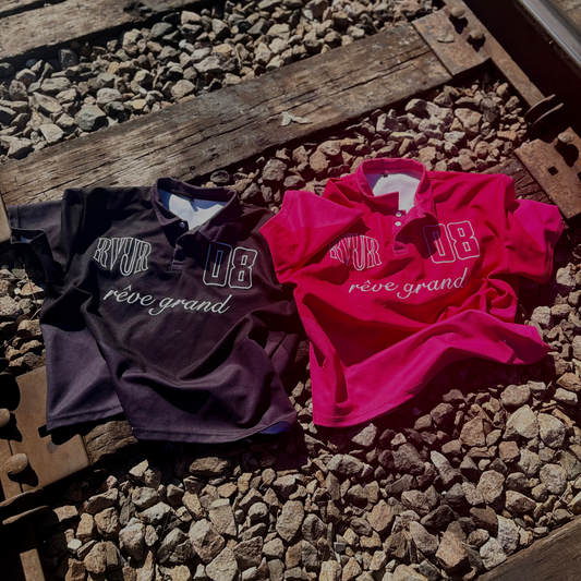 Black and Pink RVUR polo